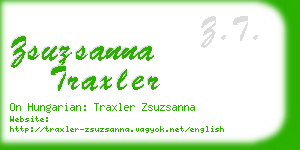 zsuzsanna traxler business card